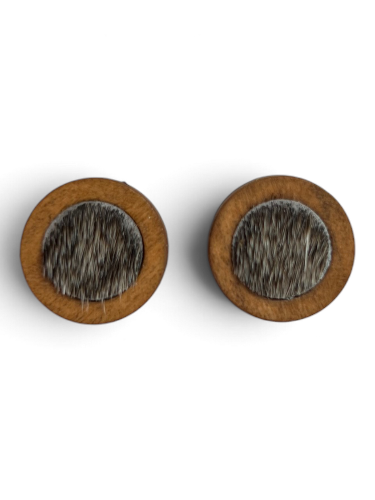 Earring - Timber Cowhide Studs