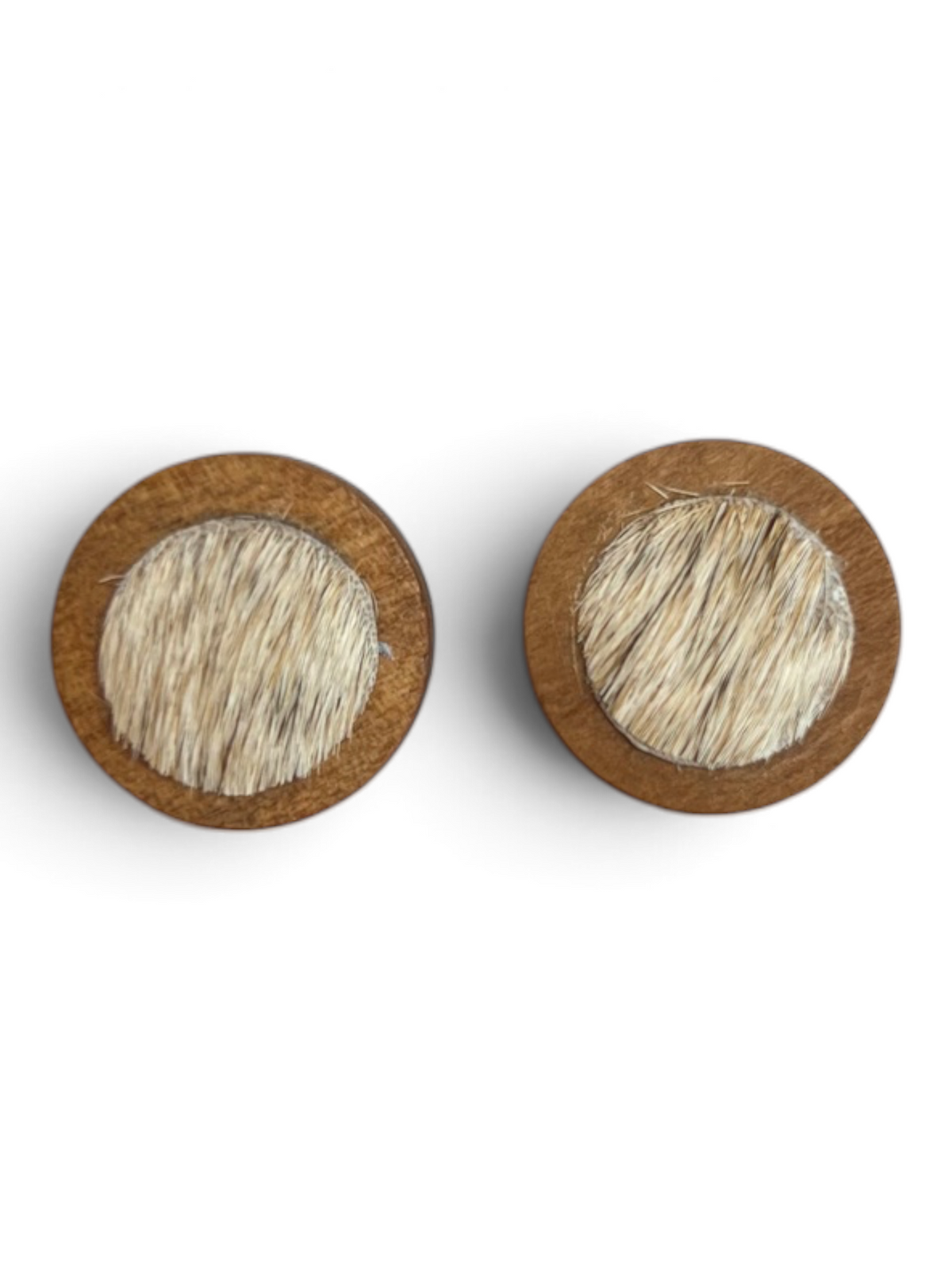 Earring - Timber Cowhide Studs