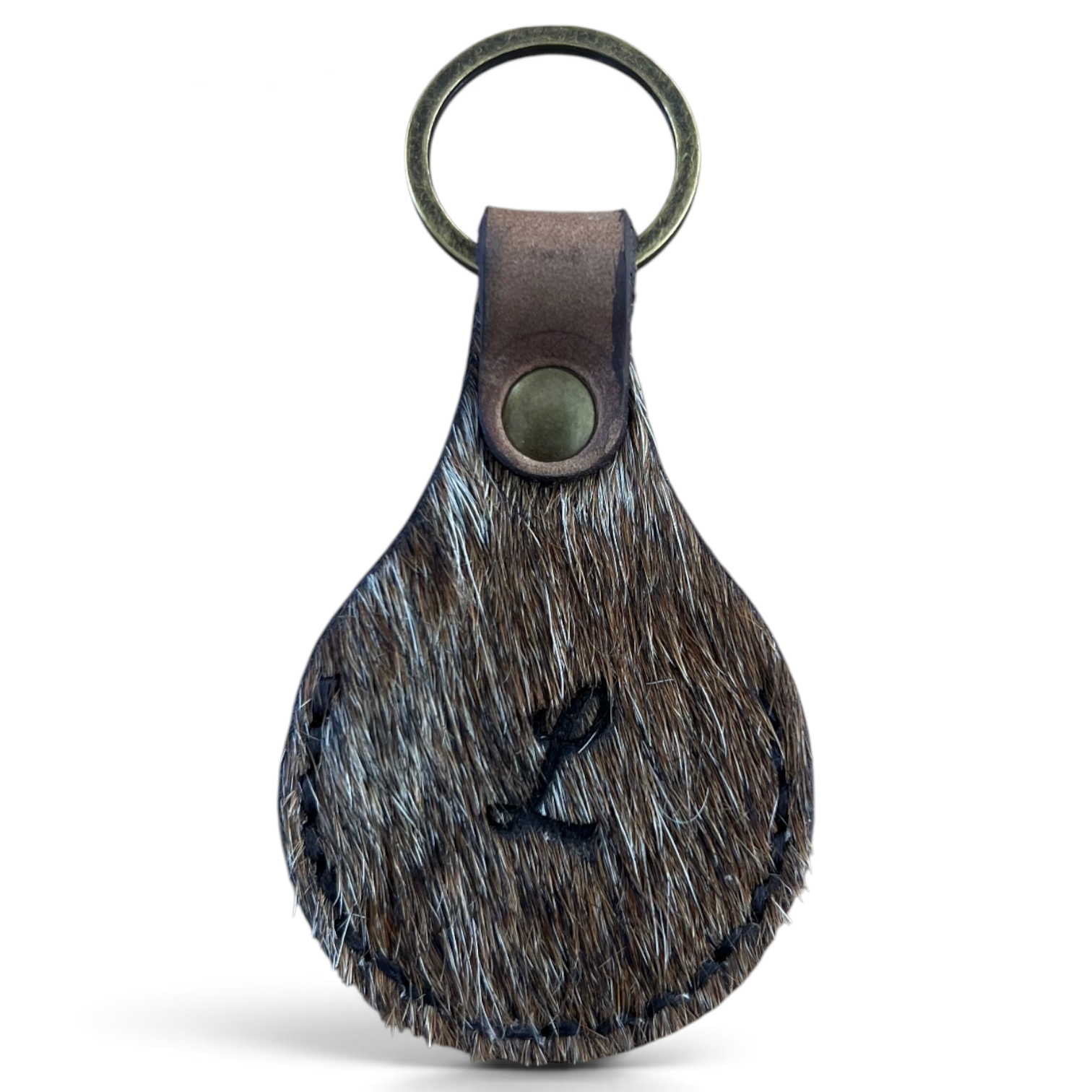 Cowhide Key Ring