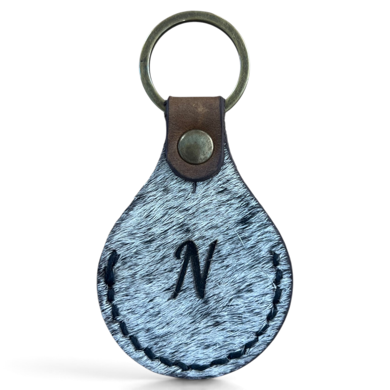 Cowhide Key Ring