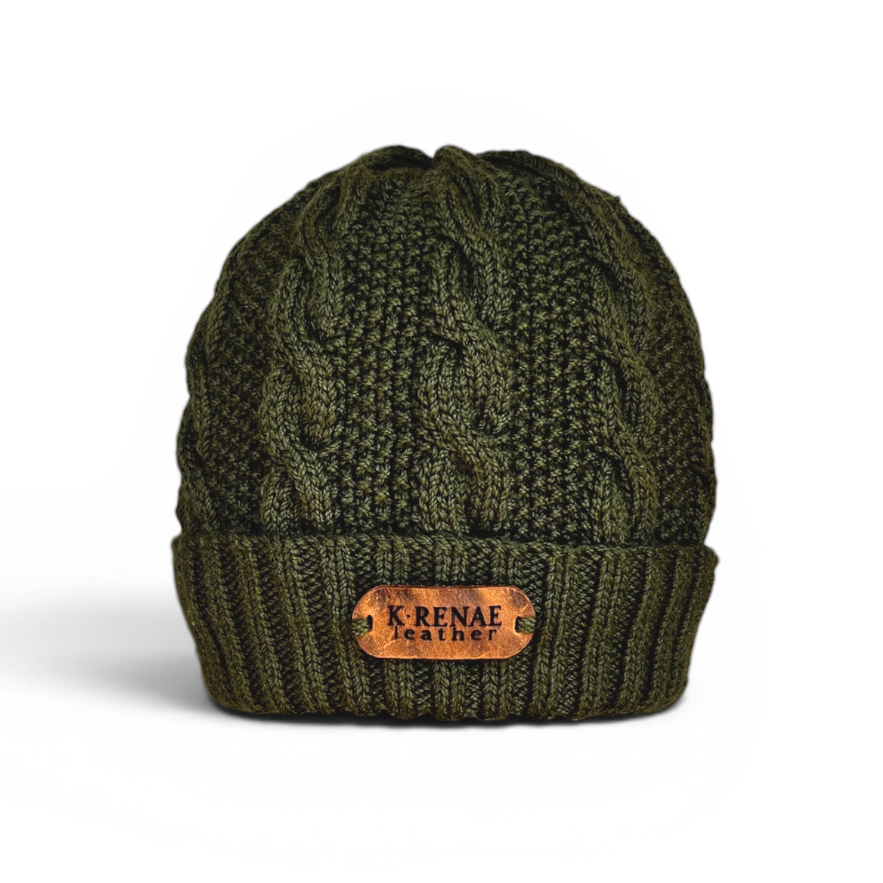 Beanie - Olive Green/Spruce