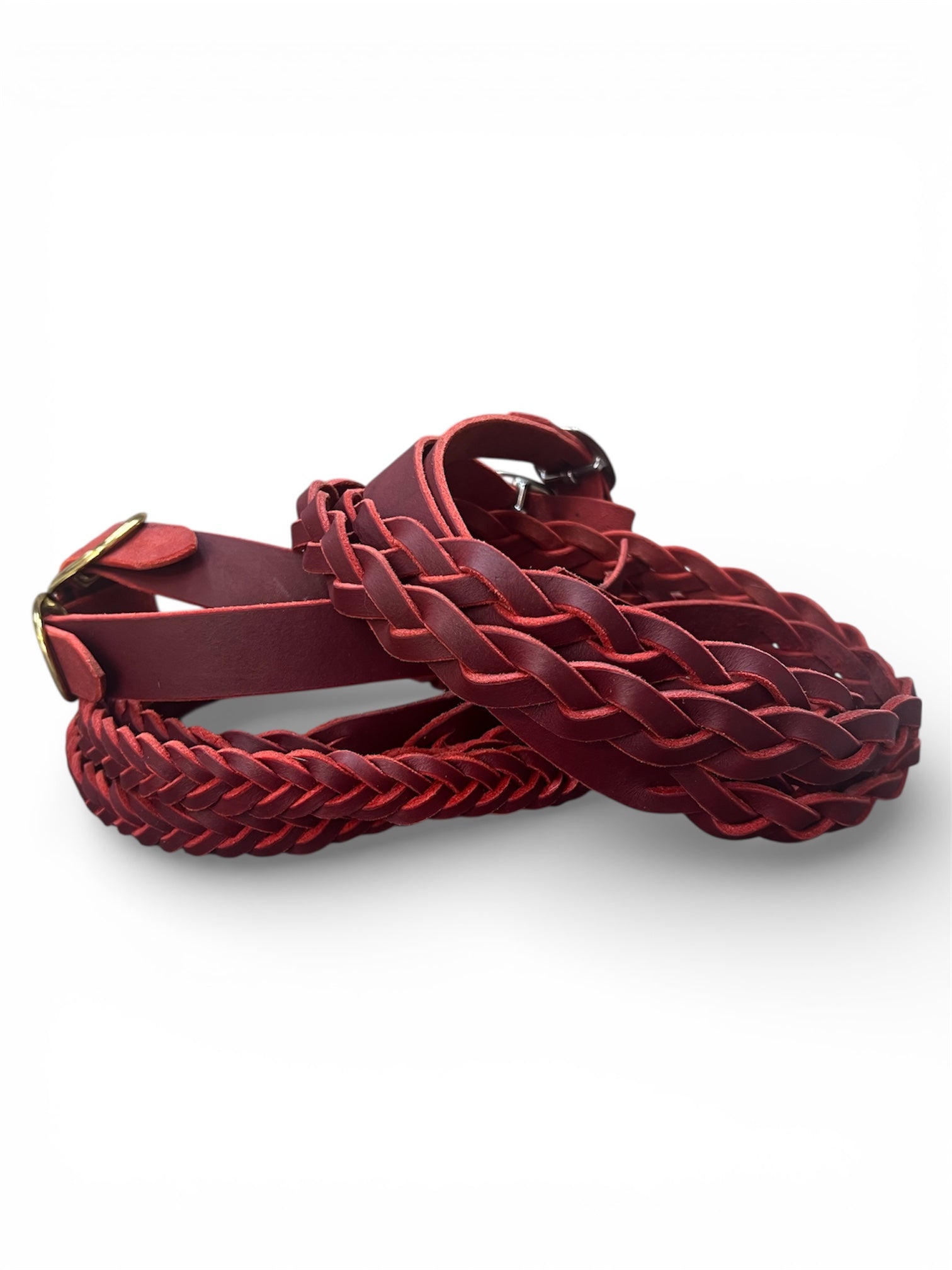 Redhide Plaited Reins