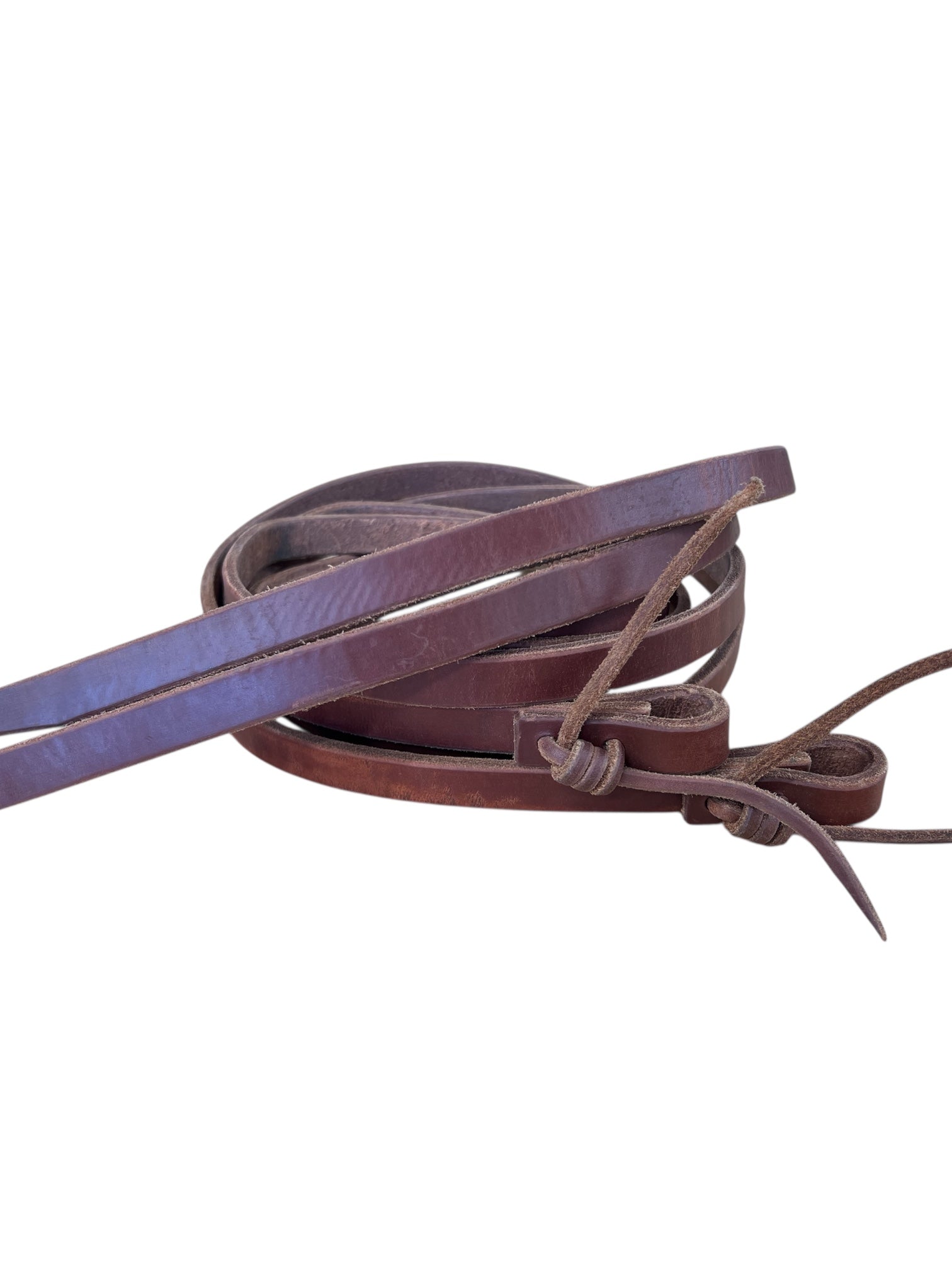 Old World Russet Split Weighted Reins