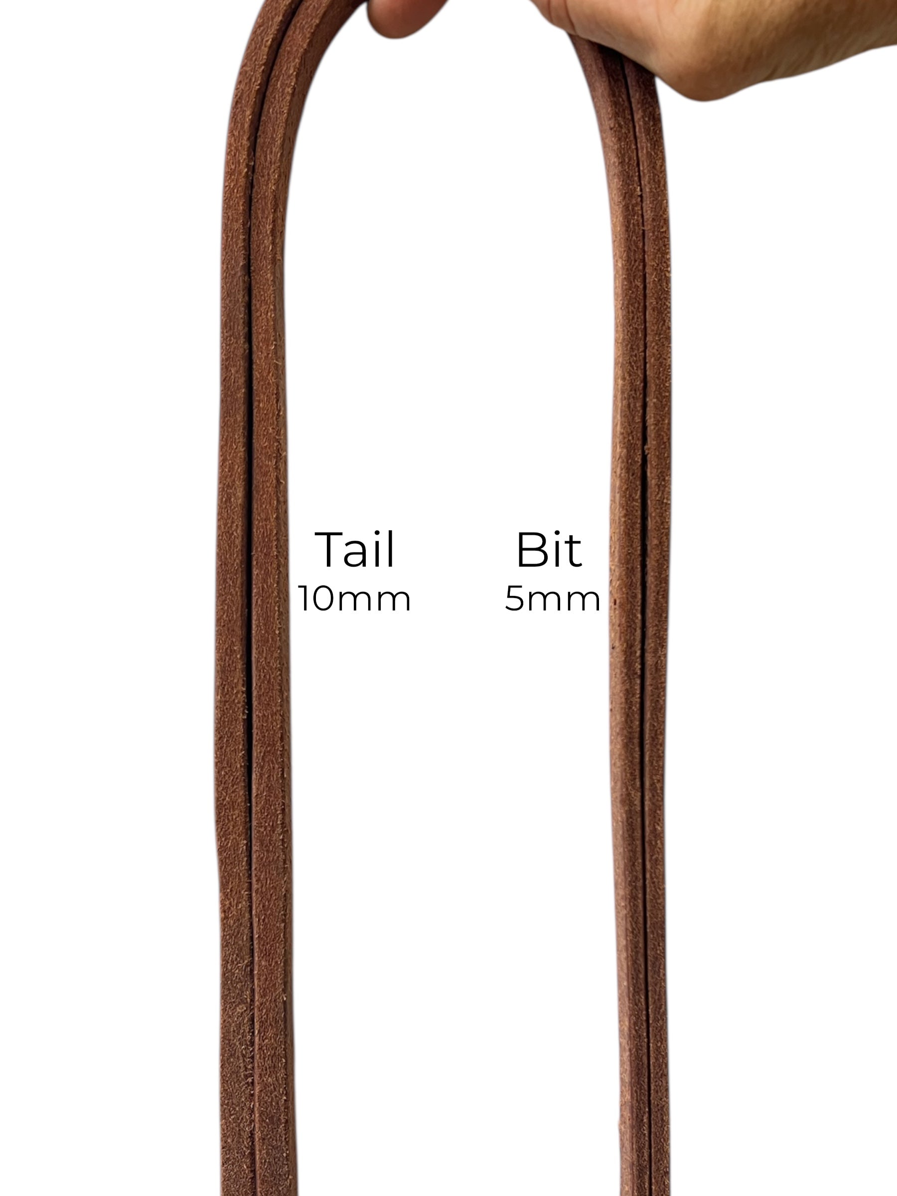 Old World Russet Split Weighted Reins