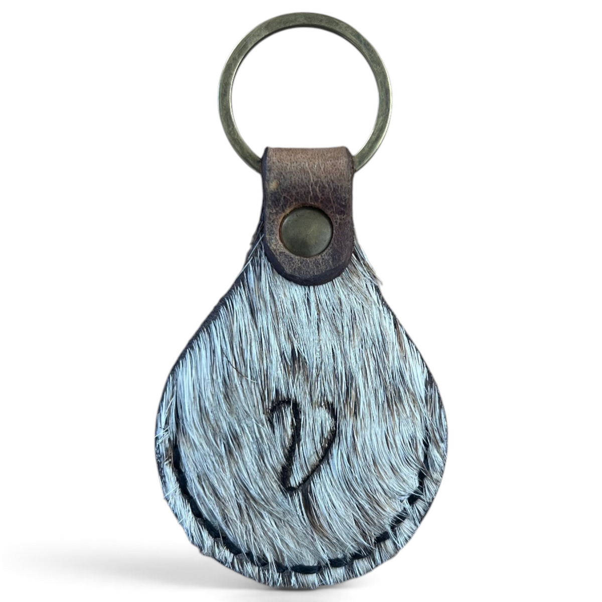 Cowhide Key Ring