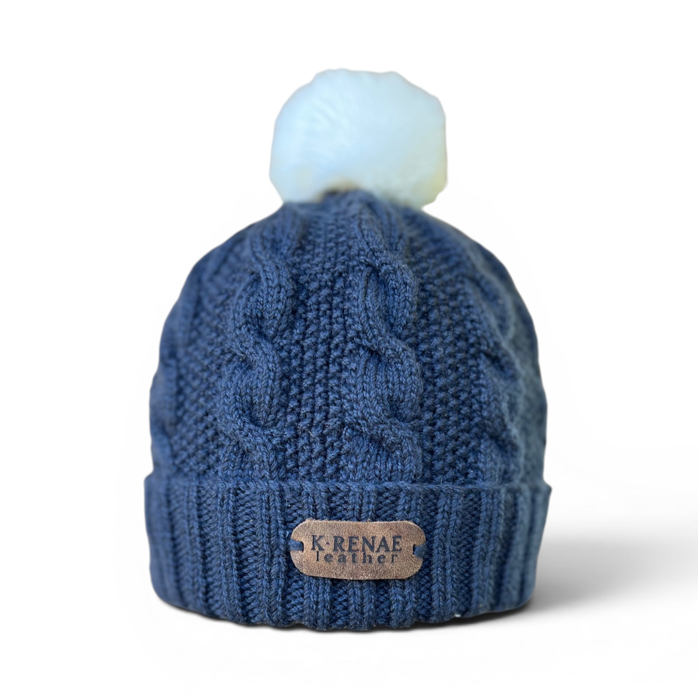 Beanie - Navy Blue/Pewter