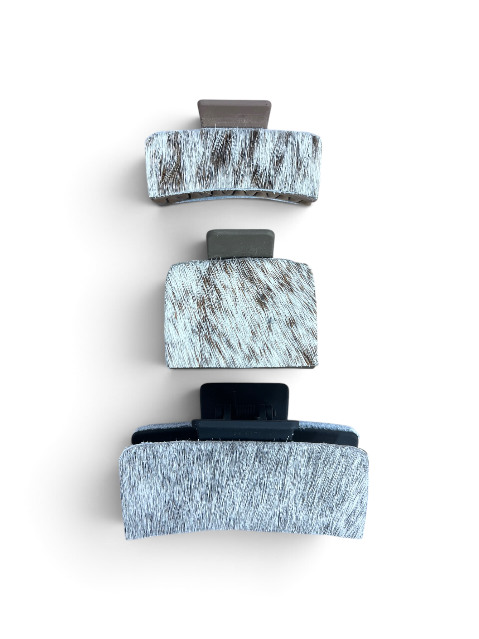 Cowhide Hair Clips