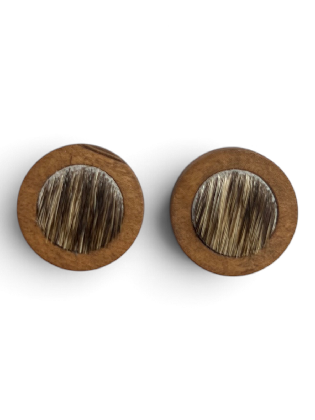 Earring - Timber Cowhide Studs