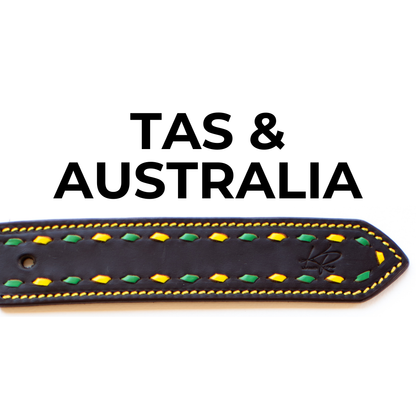 Two Tone Buckstitch Belt - STATE COLOURS
