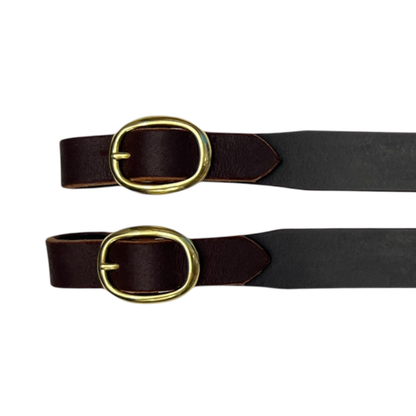 Plaited Reins Dark Havana