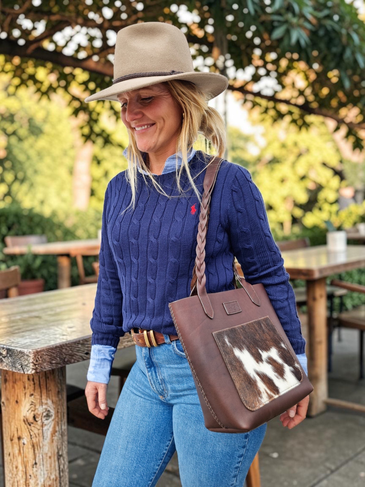 Hair on Hide Signature Tote