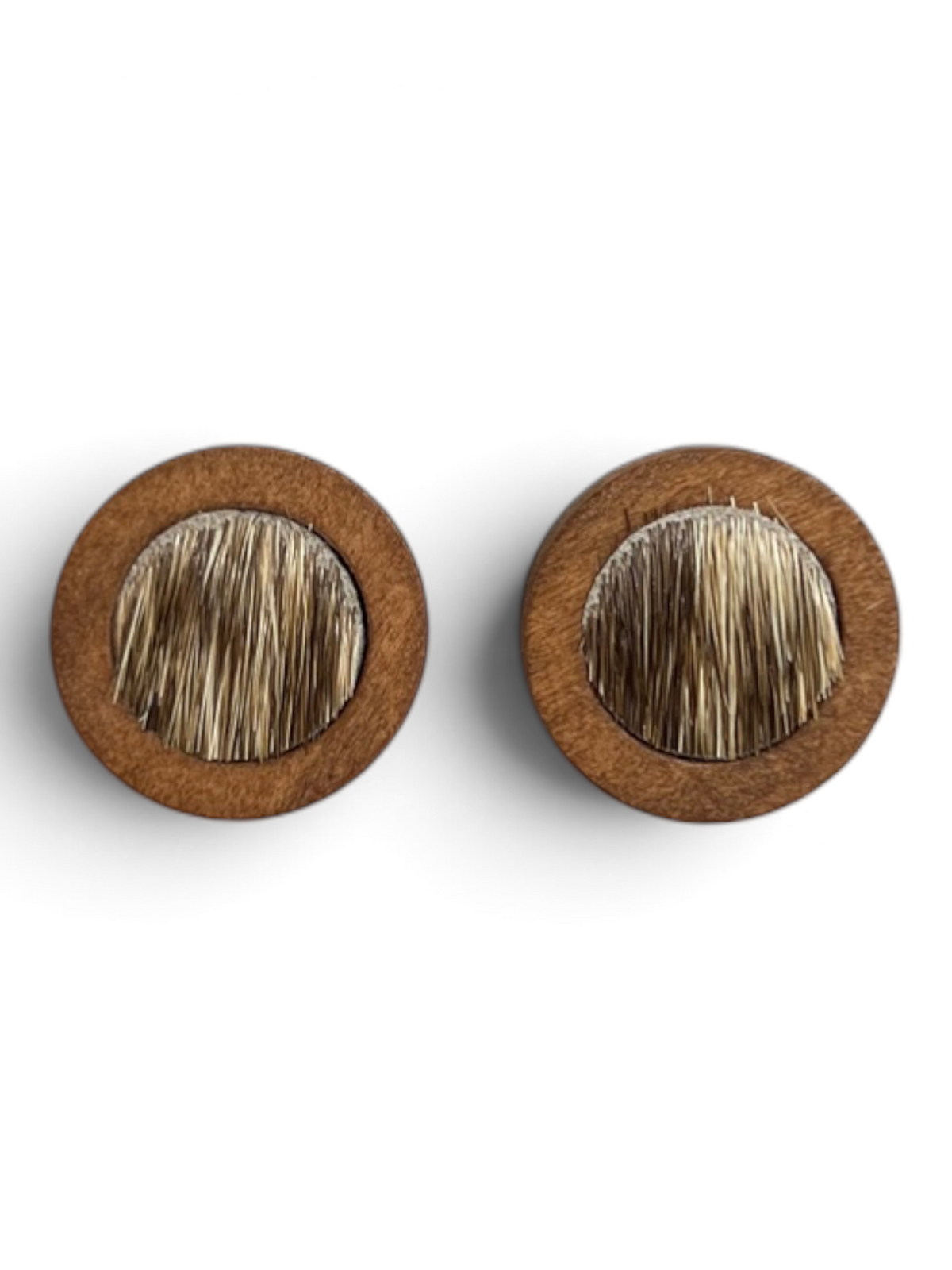 Earring - Timber Cowhide Studs