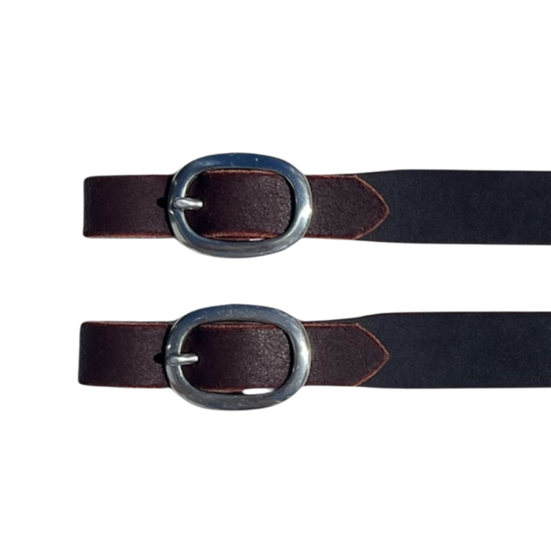 Plaited Reins Dark Havana