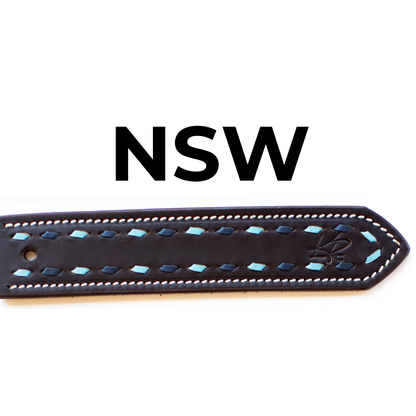 Two Tone Buckstitch Belt - STATE COLOURS