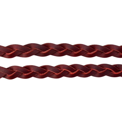 Redhide Plaited Reins