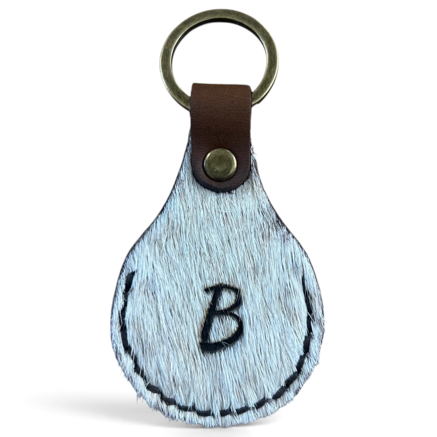 Cowhide Key Ring