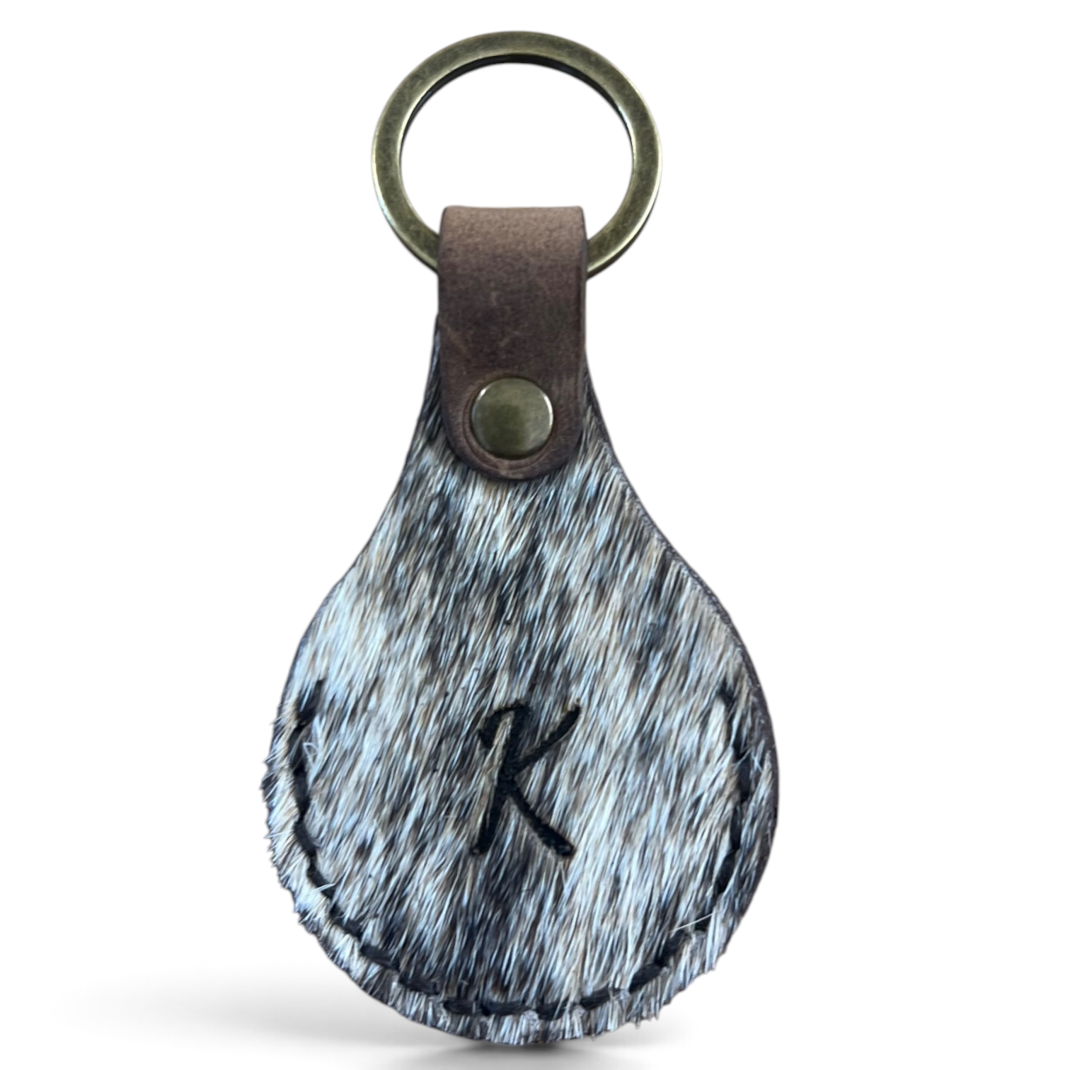 Cowhide Key Ring