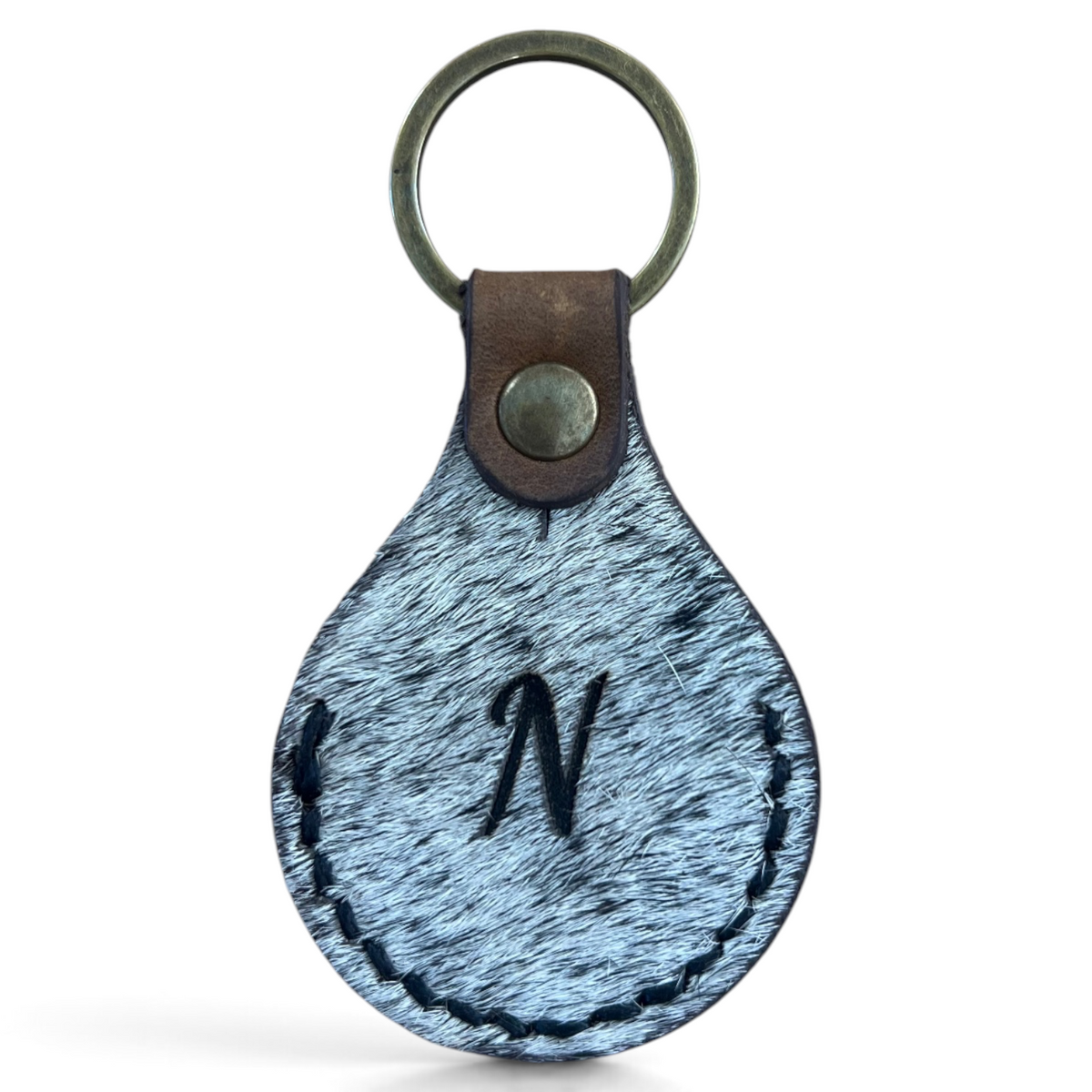 Cowhide Key Ring