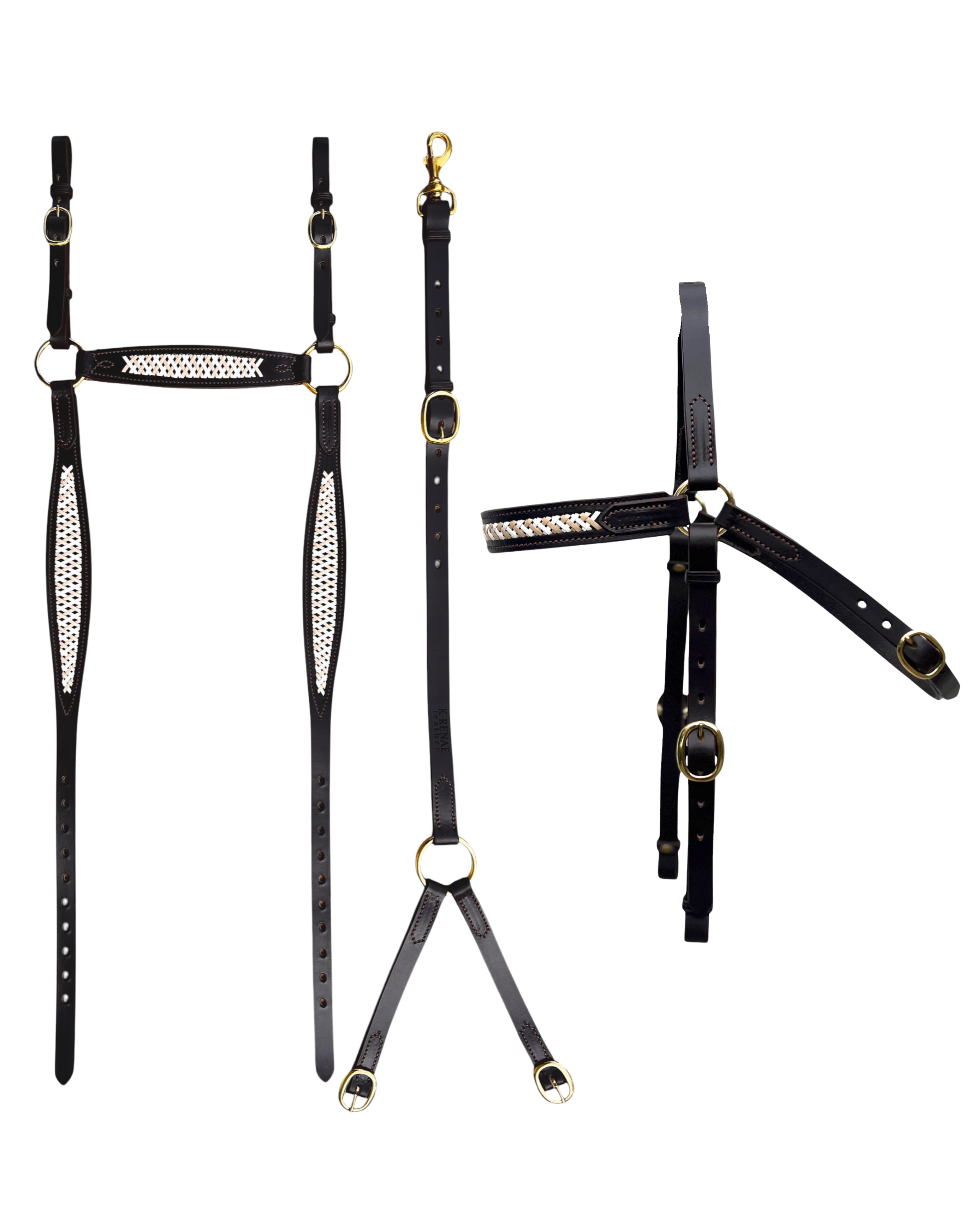 The Traditional "Lacey" Bridle & Breastplate Set - PRE MADE