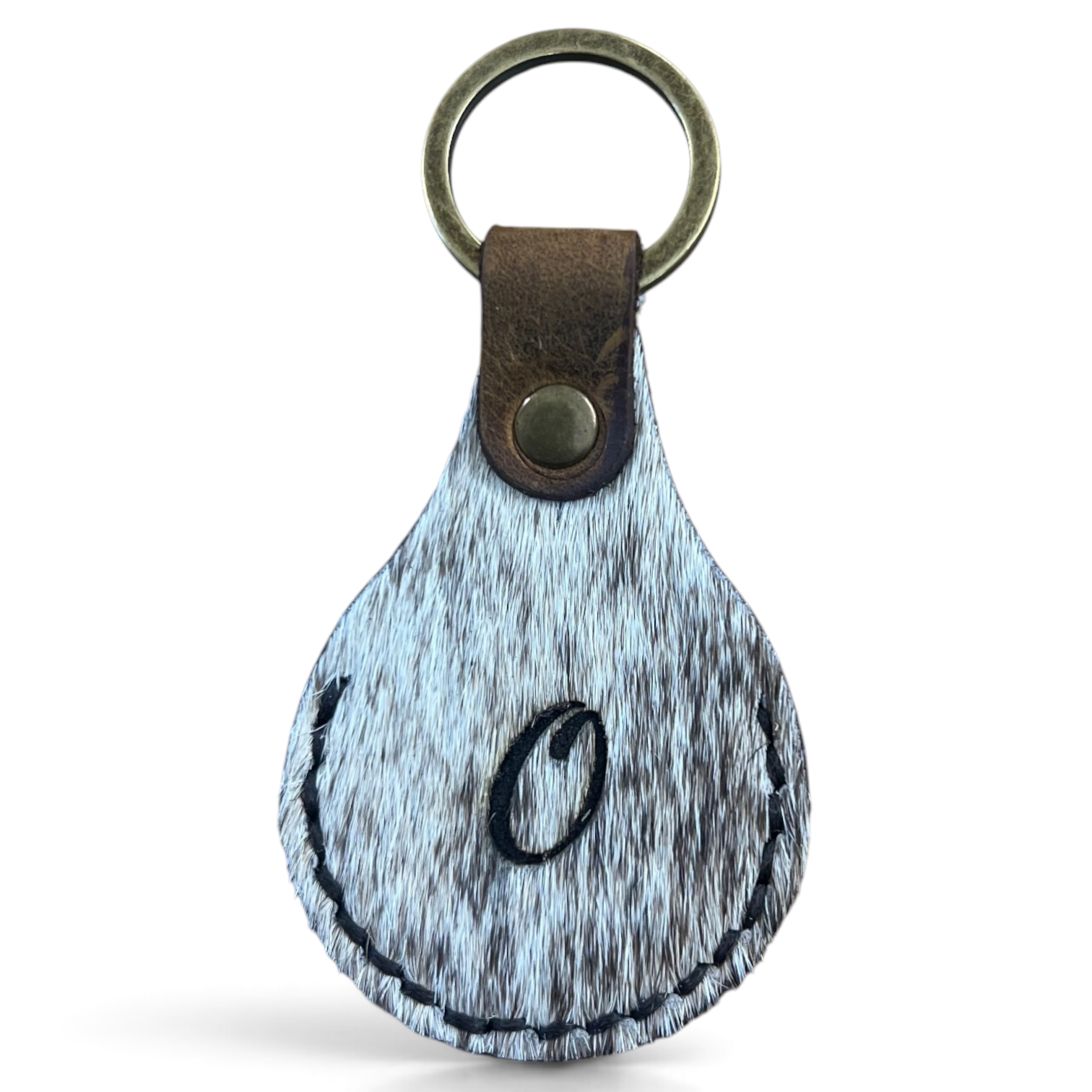 Cowhide Key Ring