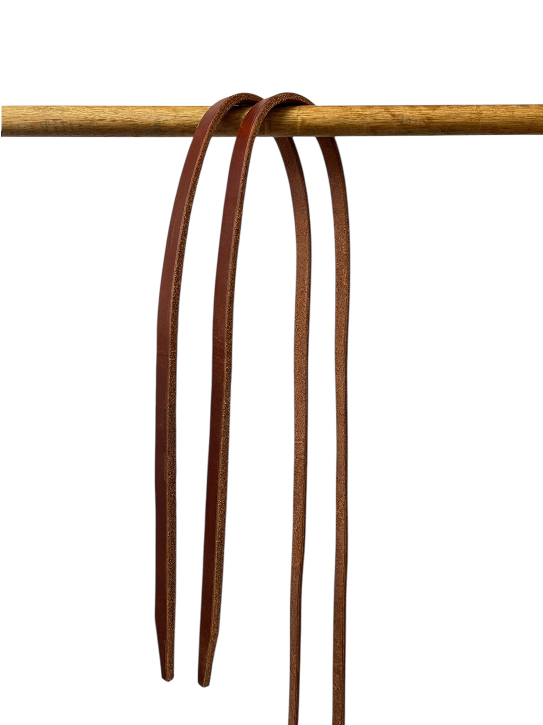 Old World Russet Split Weighted Reins