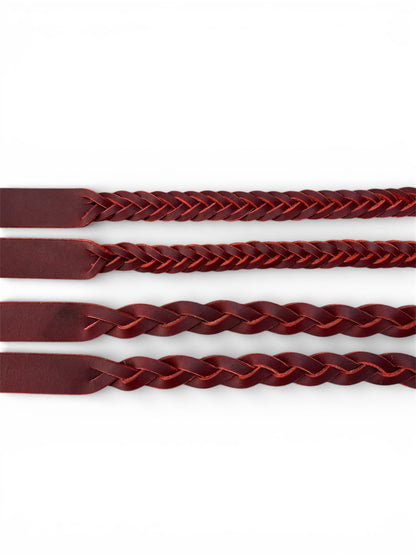Redhide Plaited Reins