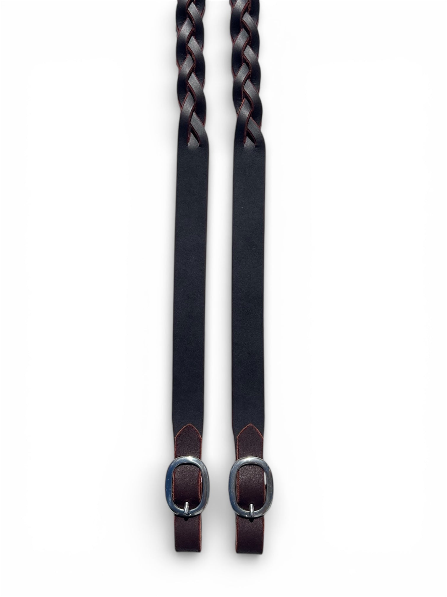 Plaited Reins Dark Havana