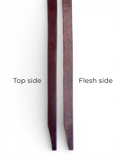 Old World Russet Split Weighted Reins