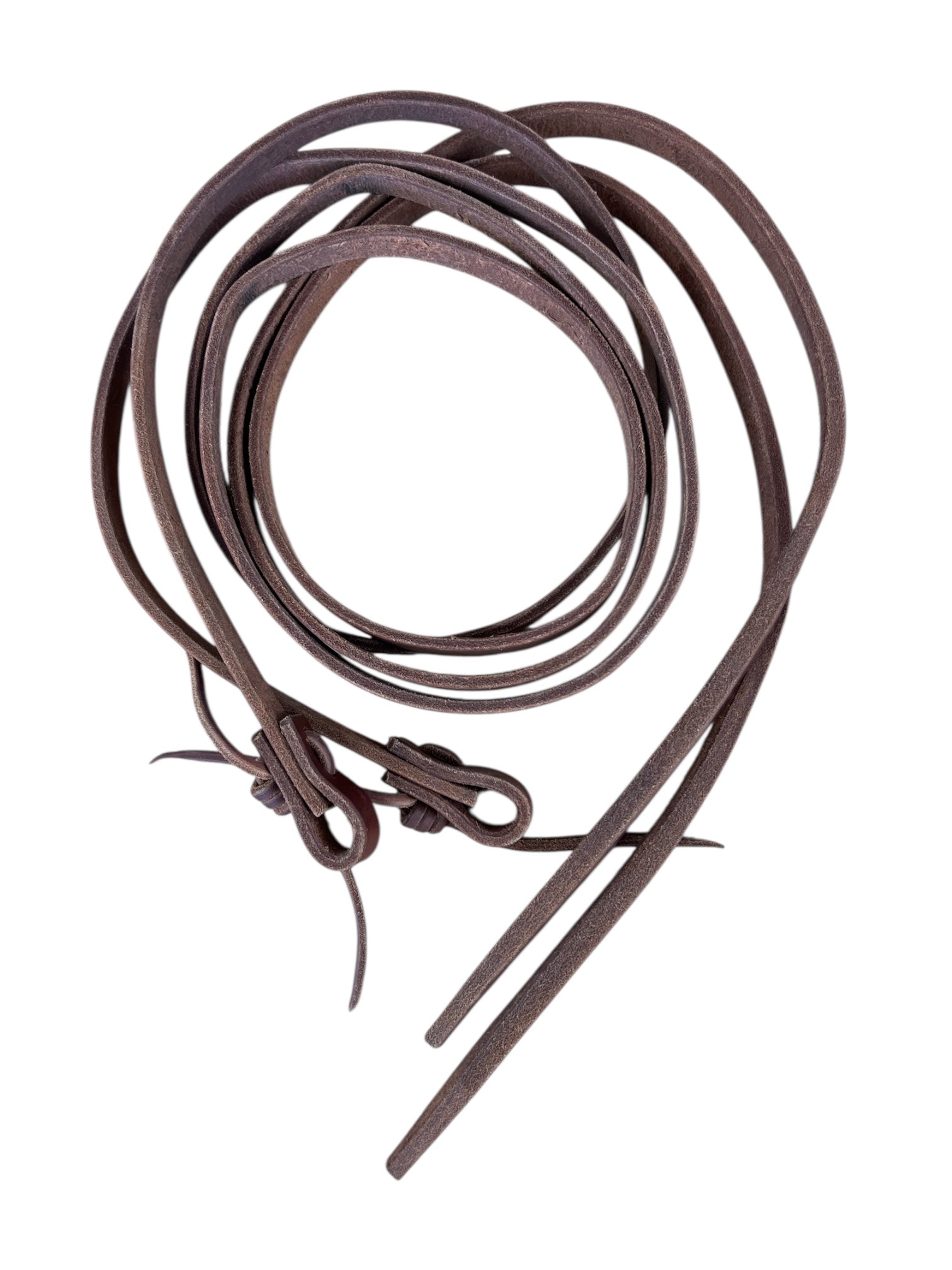 Old World Russet Split Weighted Reins