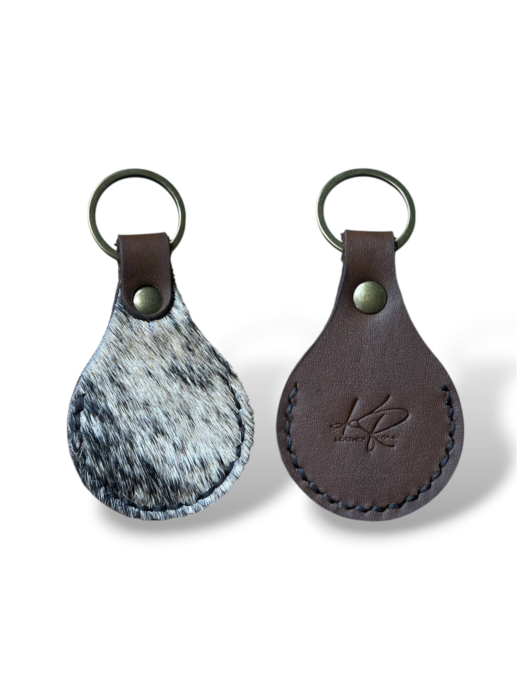 Cowhide Keyring - Custom Laser Engraving