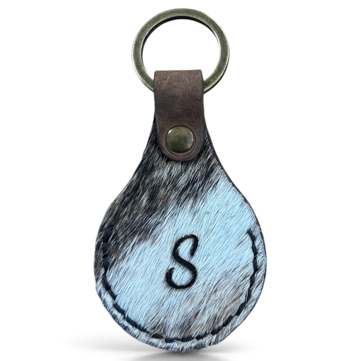 Cowhide Key Ring