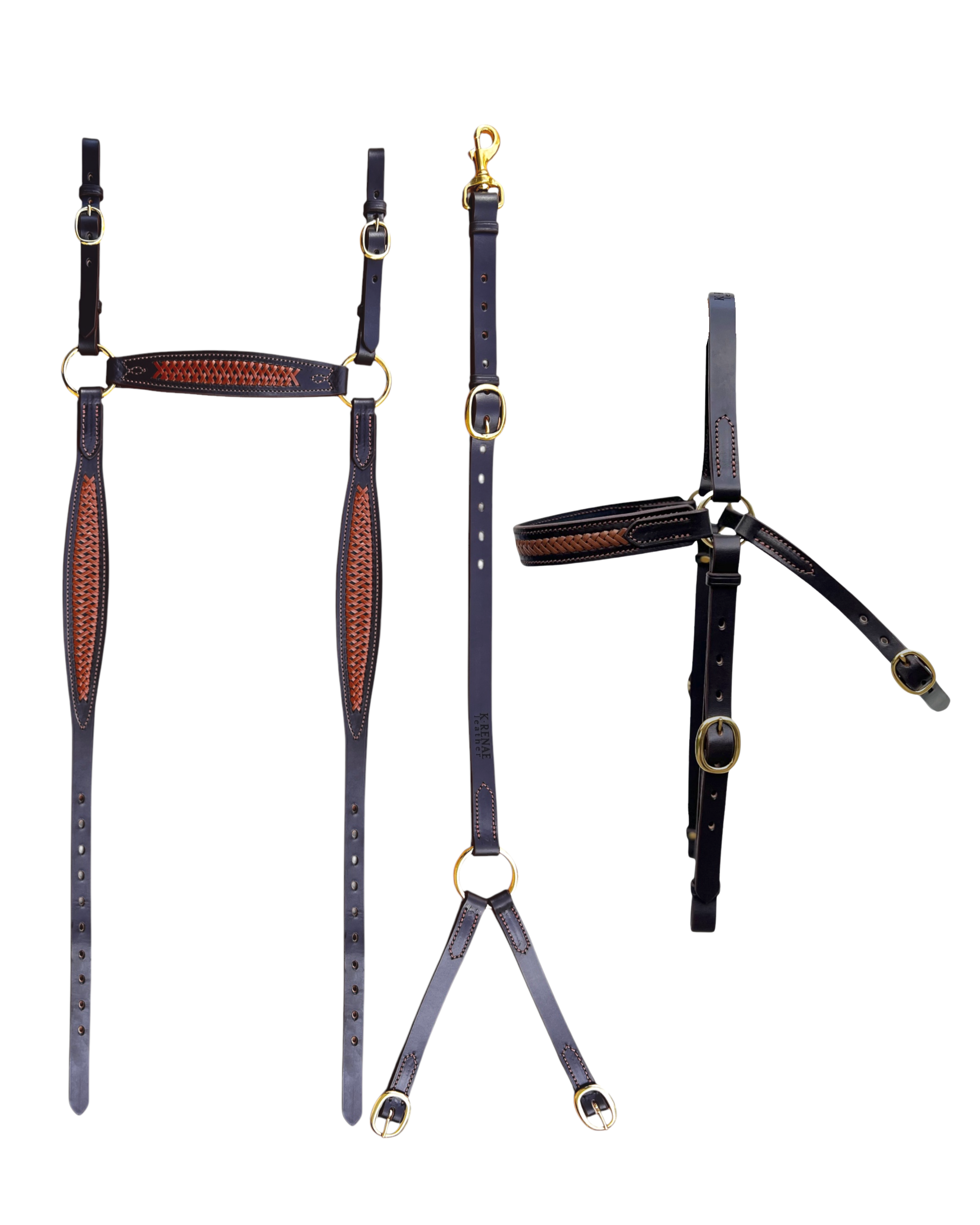 The Traditional "Lacey" Bridle & Breastplate Set - PRE MADE