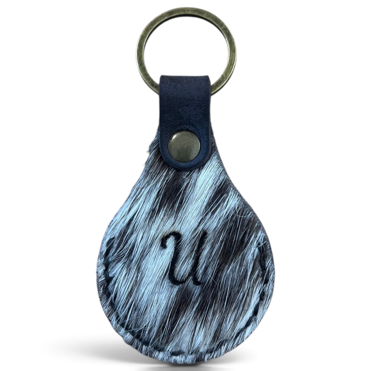Cowhide Key Ring