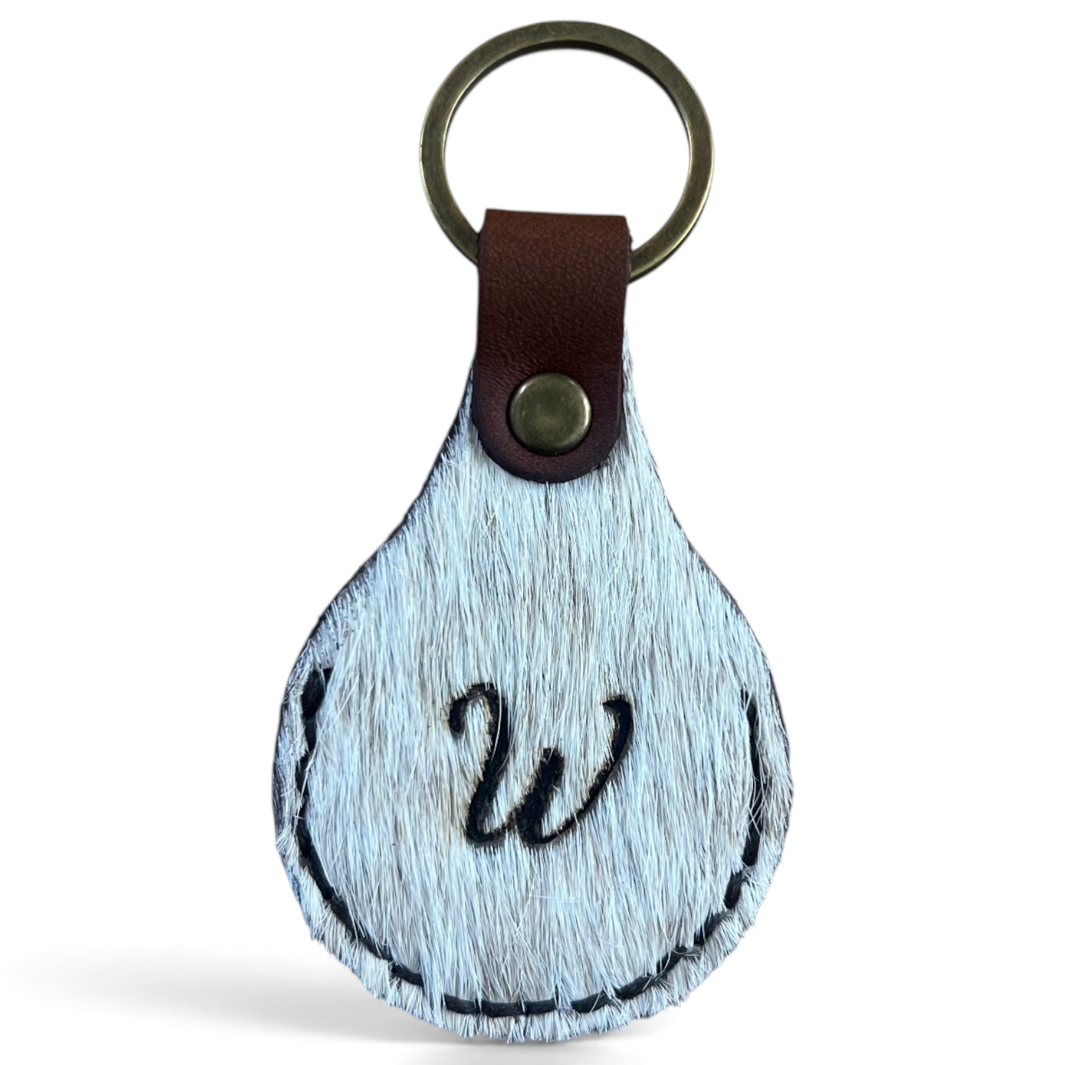Cowhide Key Ring