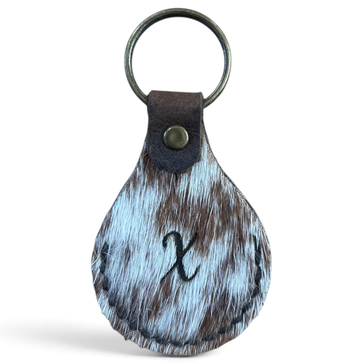 Cowhide Key Ring