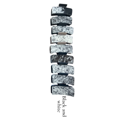 Cowhide Hair Clips
