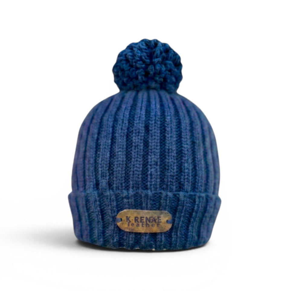Beanie - Navy Blue/Pewter