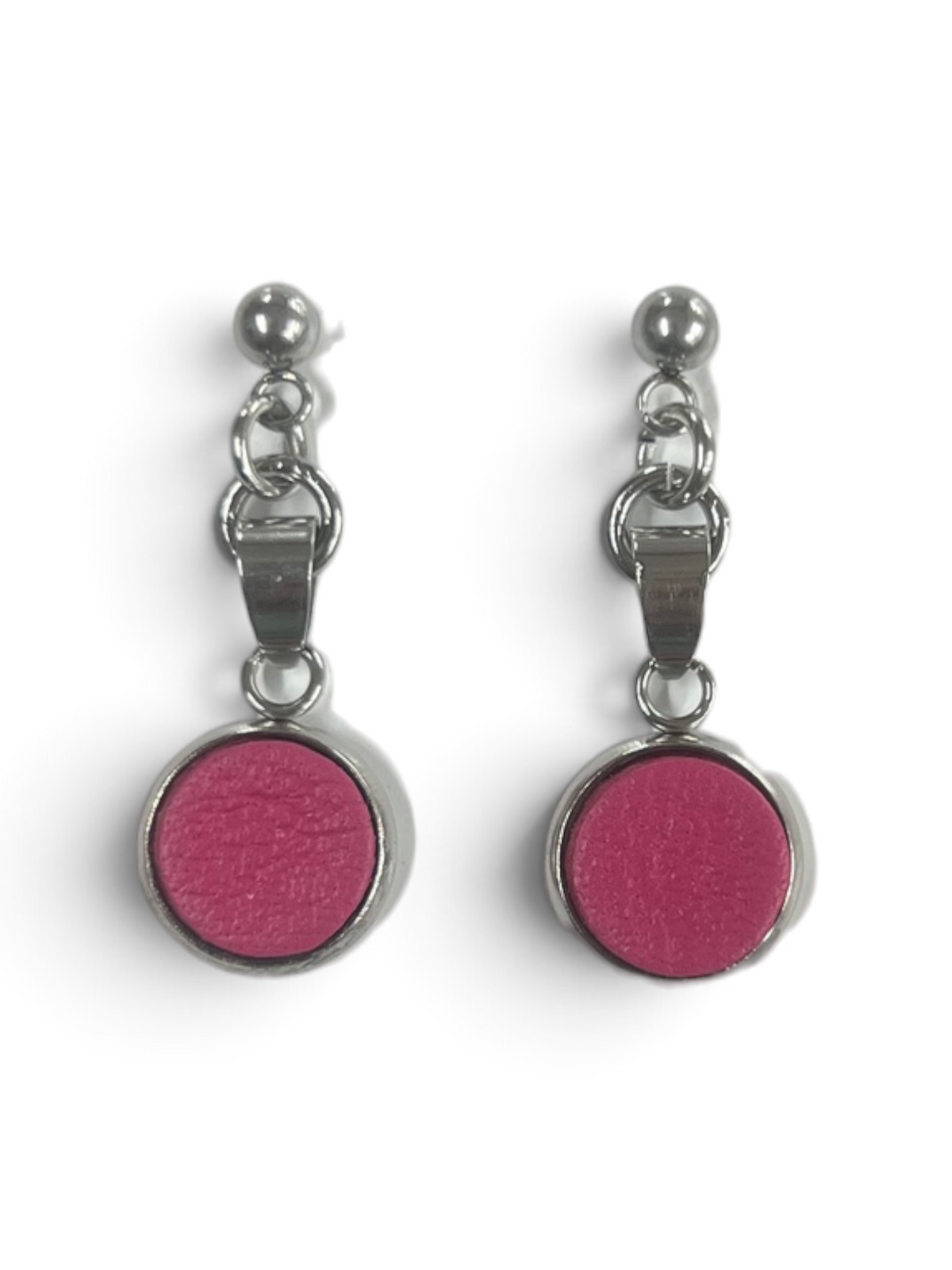 Earring - leather studs